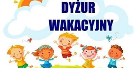 Wolne miejsca na dyżur wakacyjny w miesiącu lipcu.